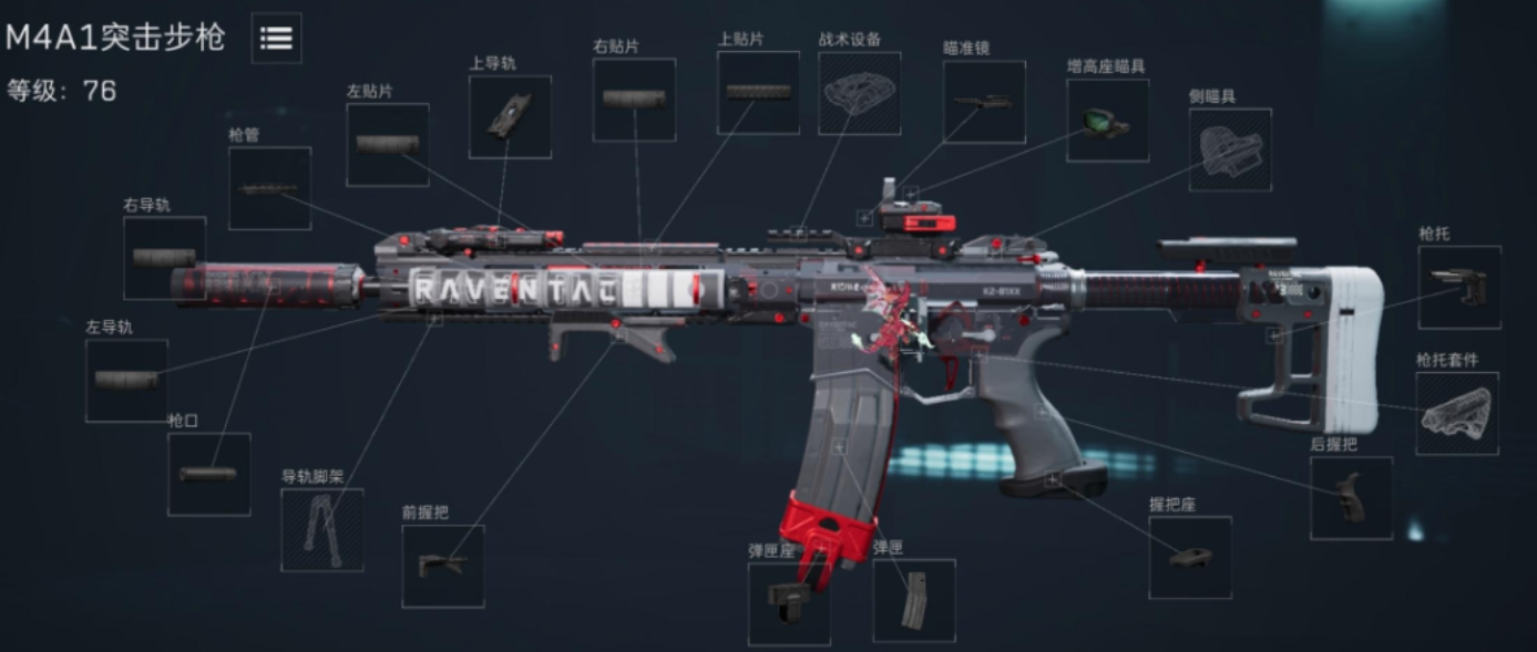 三角洲手机端M4A1大神自用改枪方案